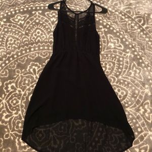 Black Sheer Top high-low dress (size 4)